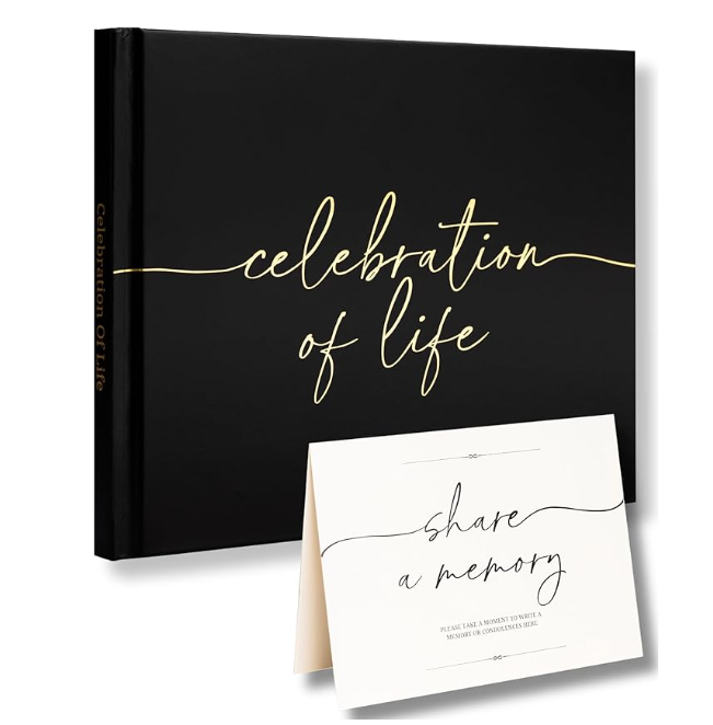 Lamare Funeral Guest Book for Memorial Service 